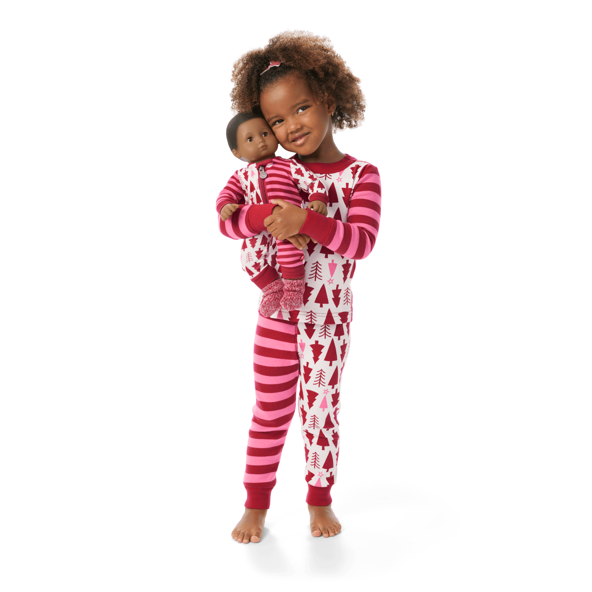 American Girl X Hanna Andersson Holiday Treetops Pajamas For Little Girls & Bitty Baby Dolls