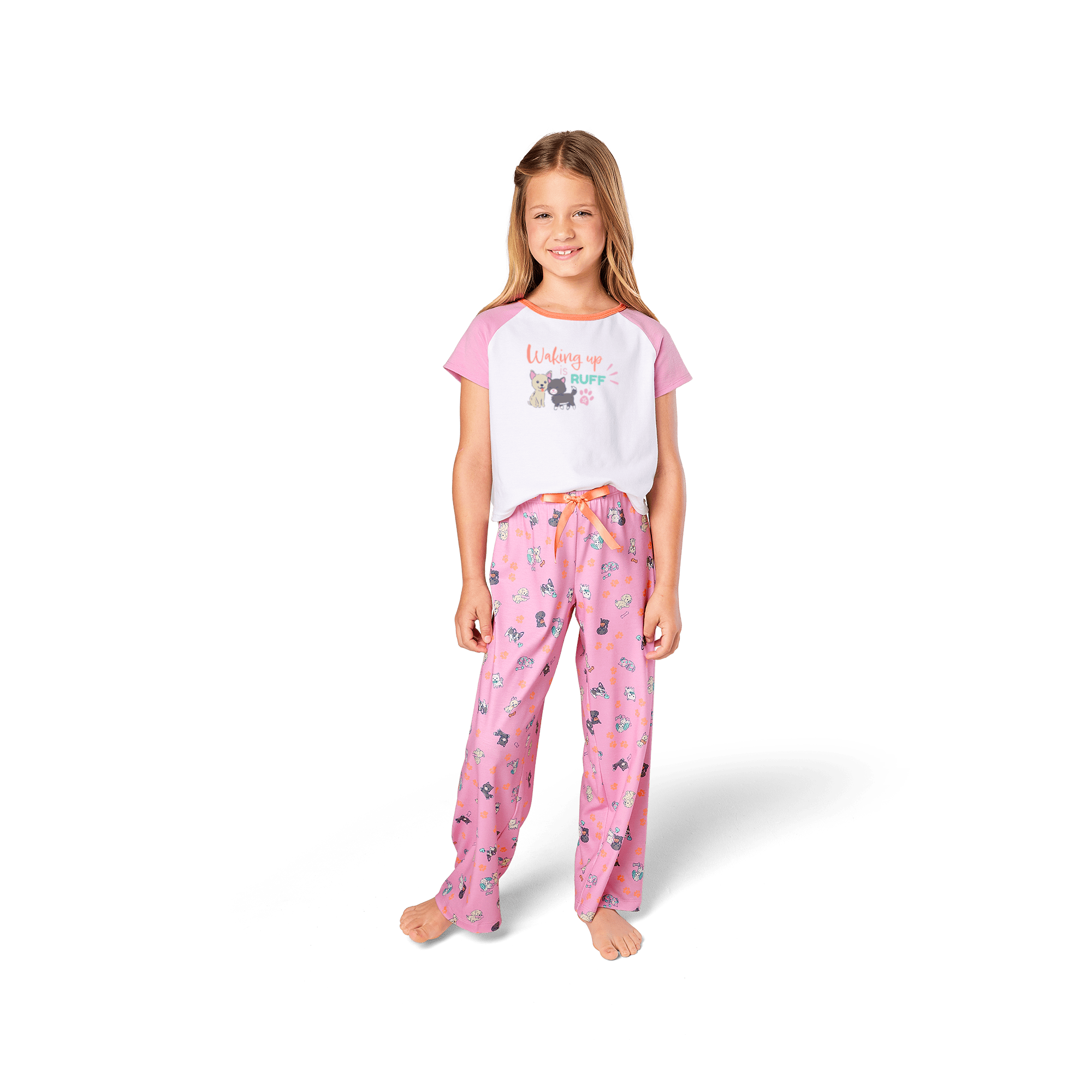 Waking Up Is Ruff Pjs For Girls