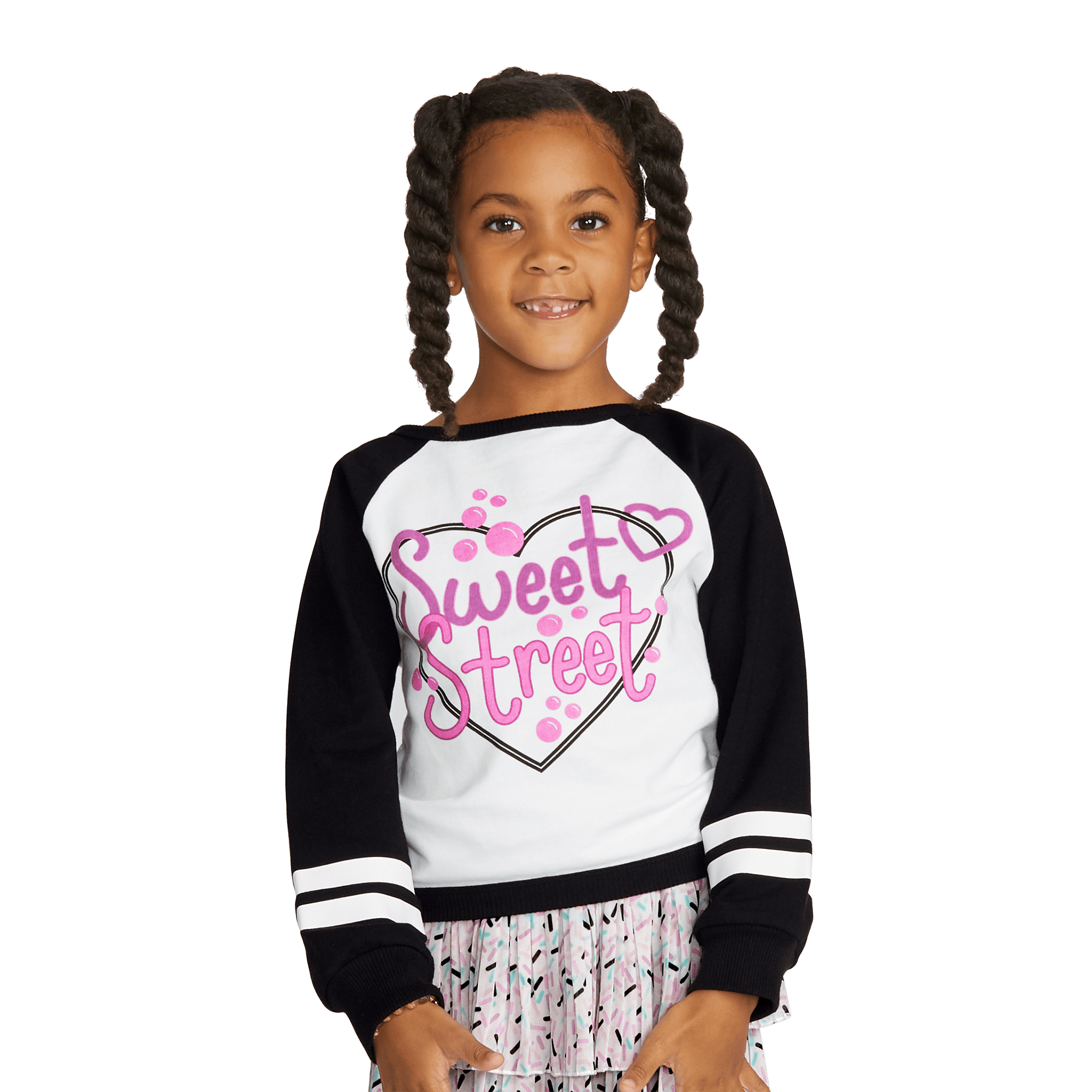 Sweet Street Sweatshirt For Girls