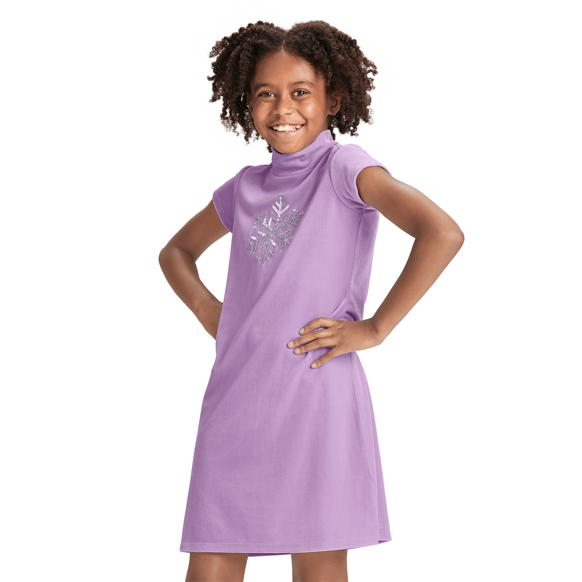 Soft As Snow Dress For Girls